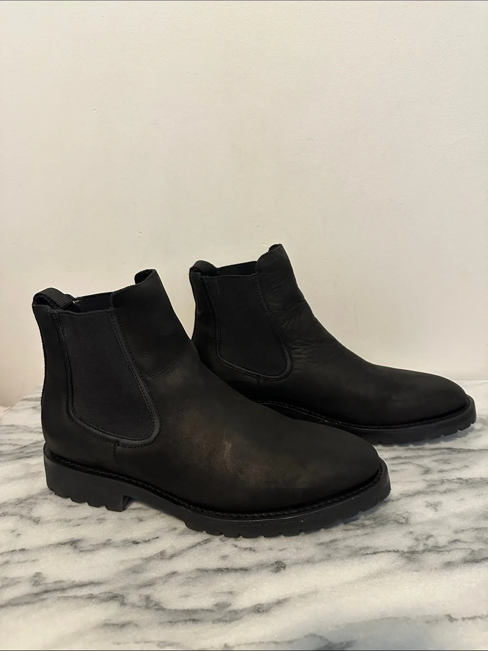 Thursday Boot Co Legend Men's Size 10 US Black Matte Chelsea Boots Lug Sole